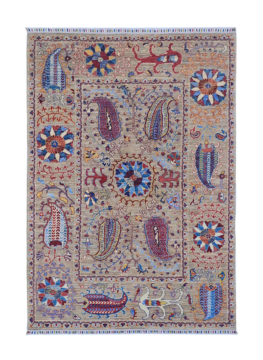 Orientalsk Teppe - Chaman Rug Hand Knotted - 163 x 236 cm (Størrelse: 163 x 236 cm)
