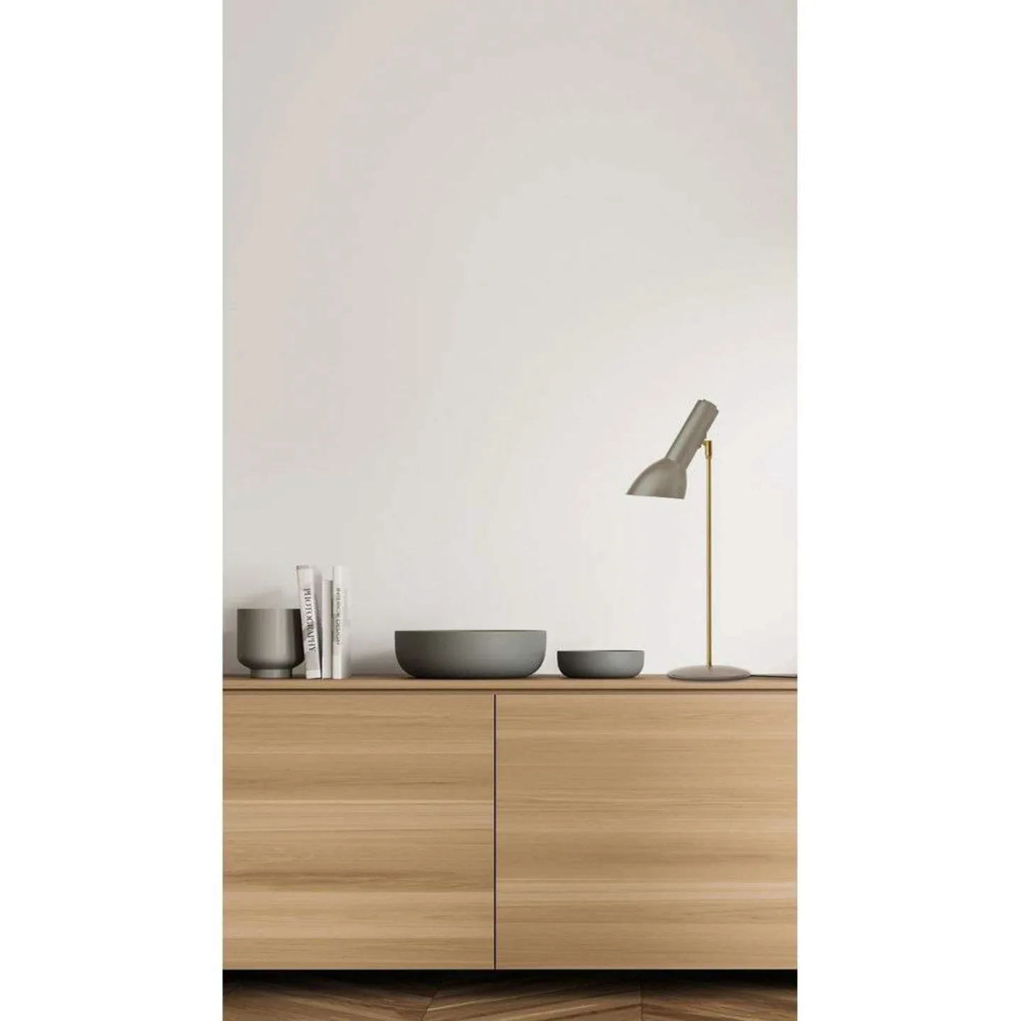 Oblique Tischleuchte Brass/Sand - Cph Lighting - Wohnzimmer - Aluminium