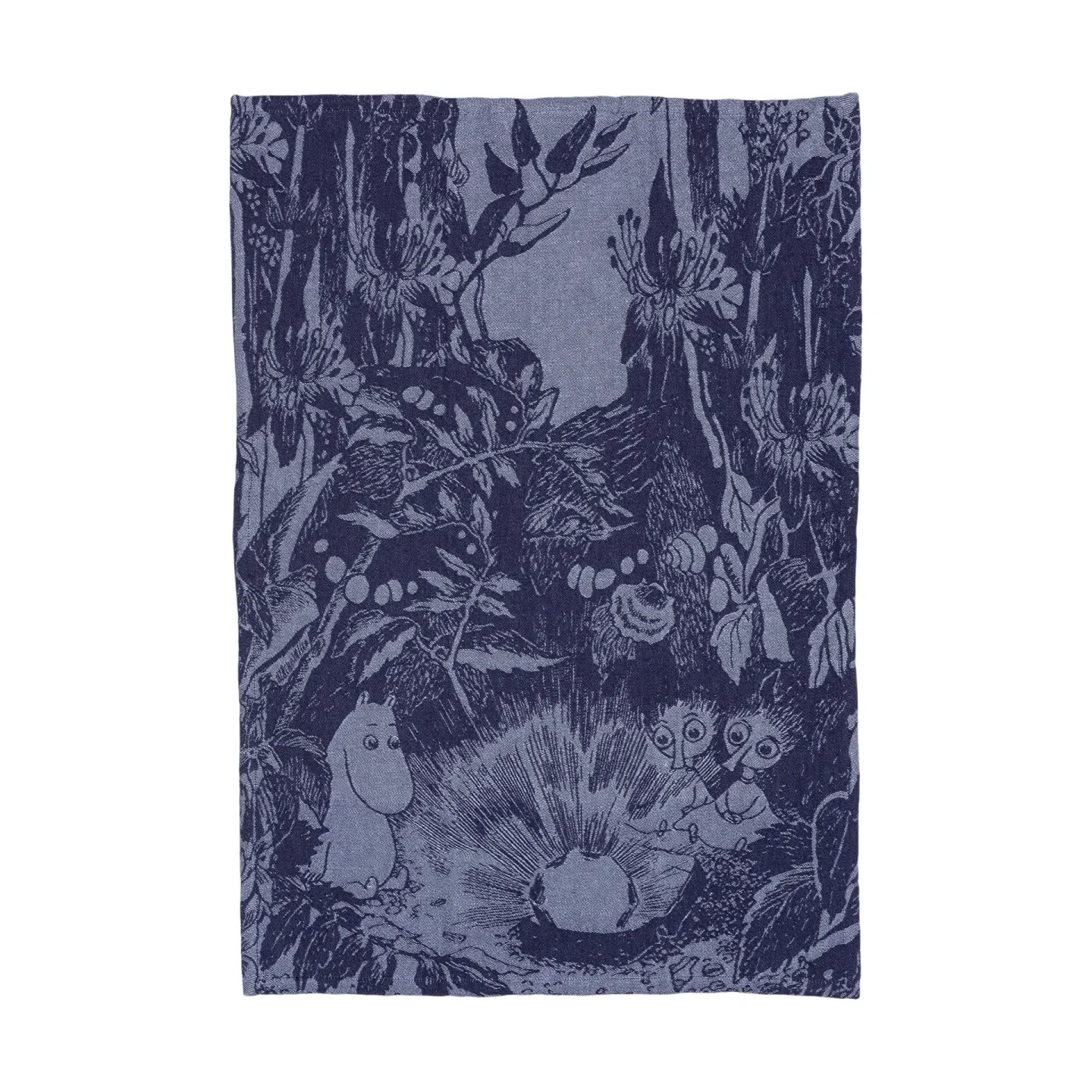 Moomin Arabia Mystikens skog Mumin Küchentuch Blau, 45x66 cm