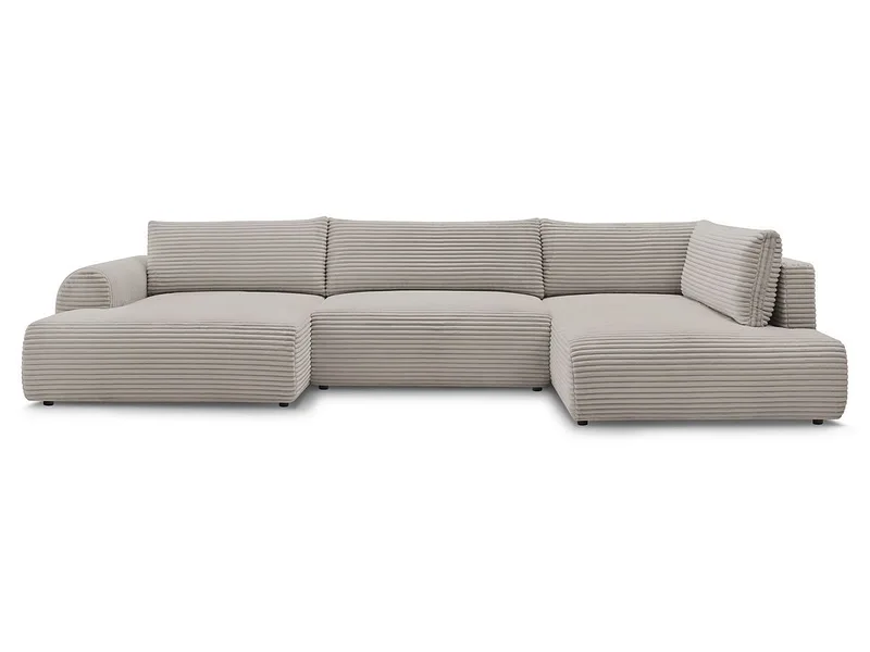 Wohnlandschaft BOBOCHIC LUCIEN Cord-Stoff taupe