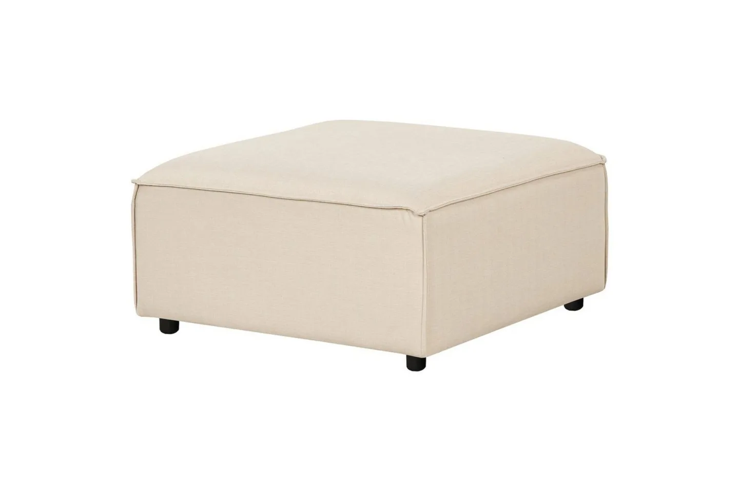 Fotpall Ardal Beige/svart - Beige/svart