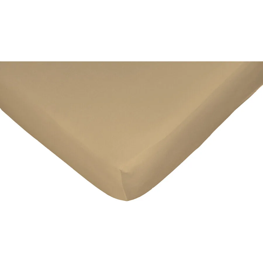 Night Fashion Fixleintuch Jerry beige 180 x 200cm - Material: 100% Baumwoll-Jersey