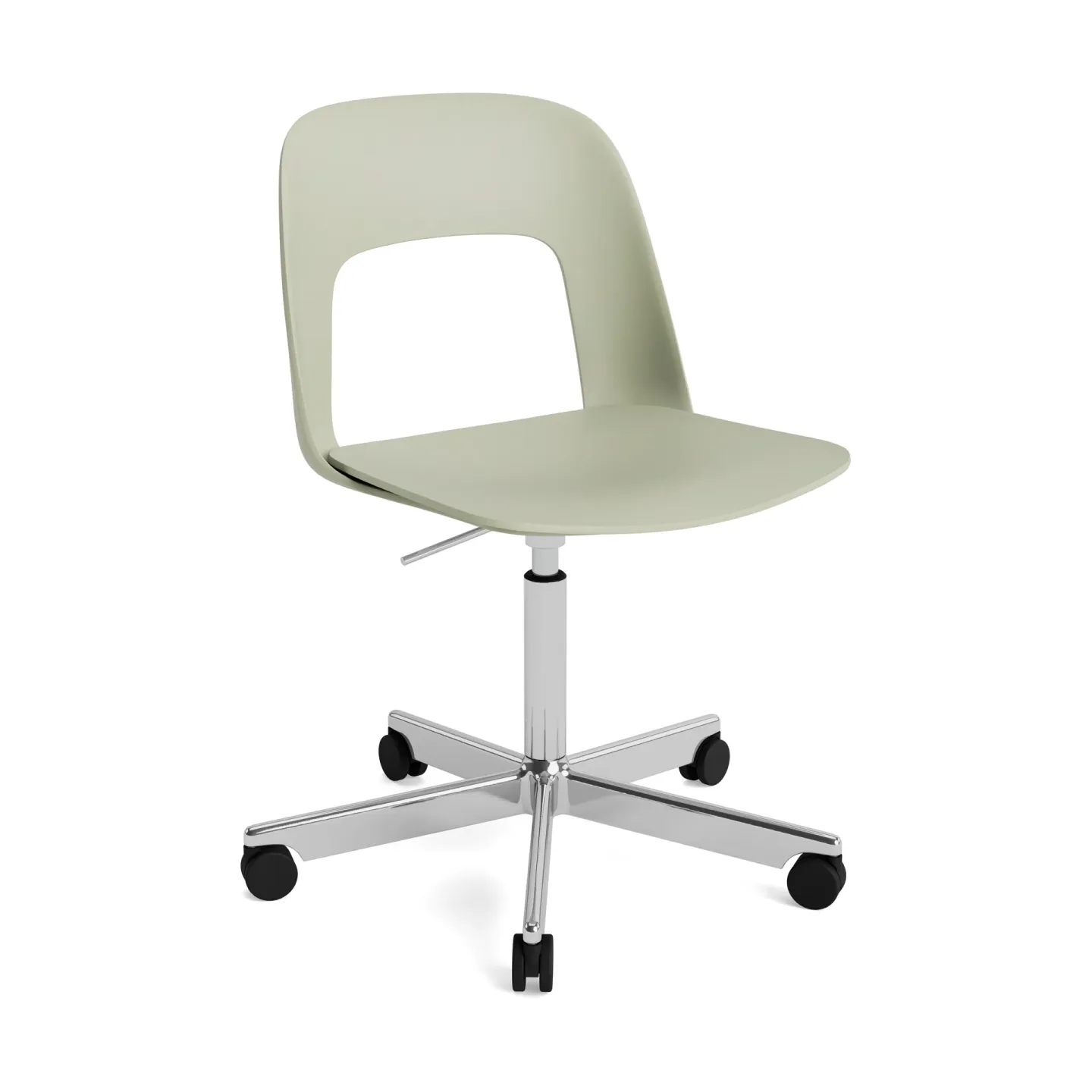 HAY Layout Chair 141 stol Bottle green-polerad aluminium