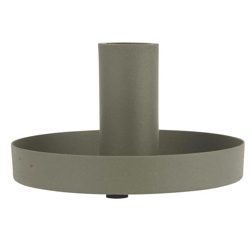 Industriell Ljusstake Mossgrön Ø 11 cm