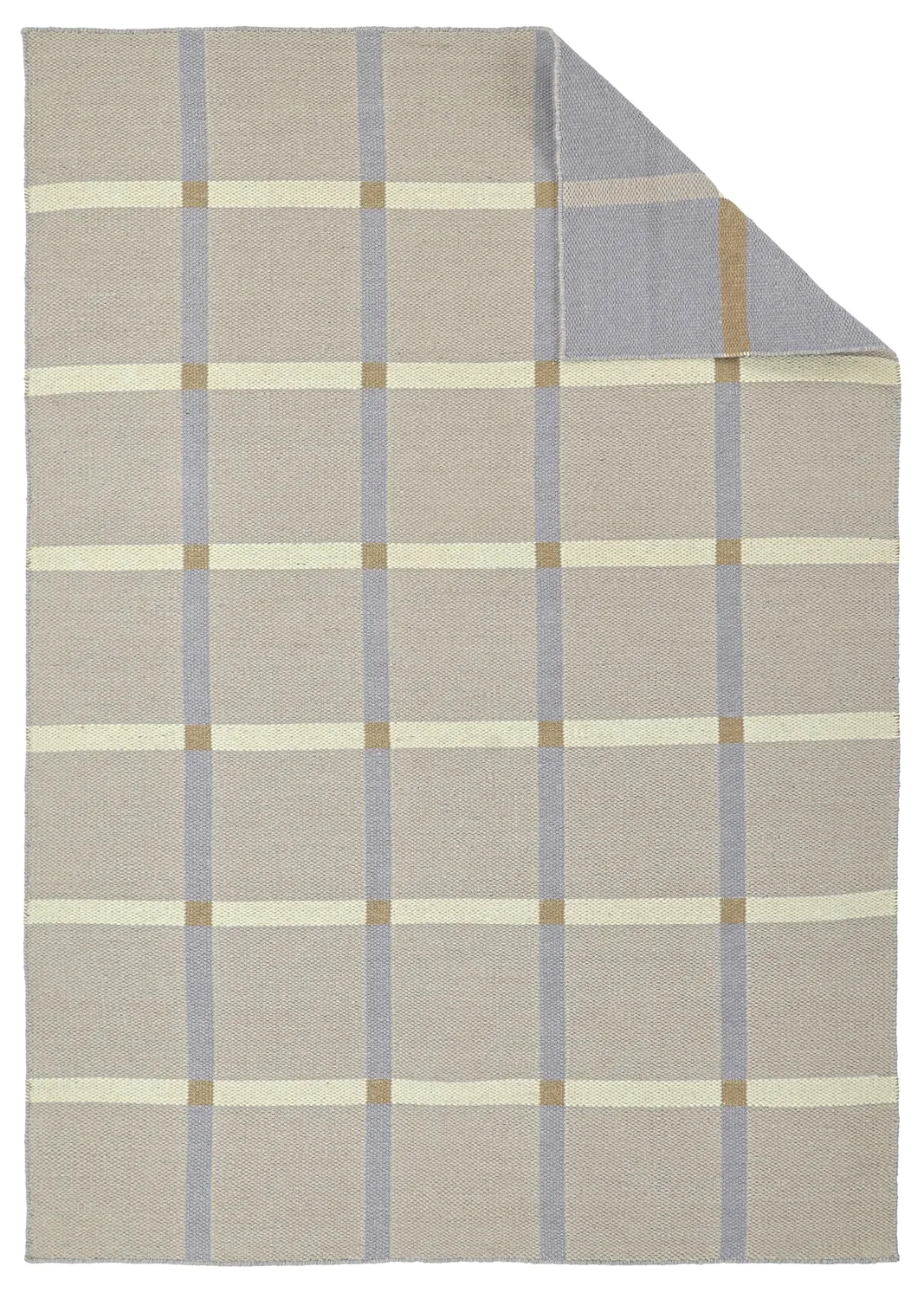 Ullteppe - Gingham (no. 5) (Størrelse: 240 x 340 cm)