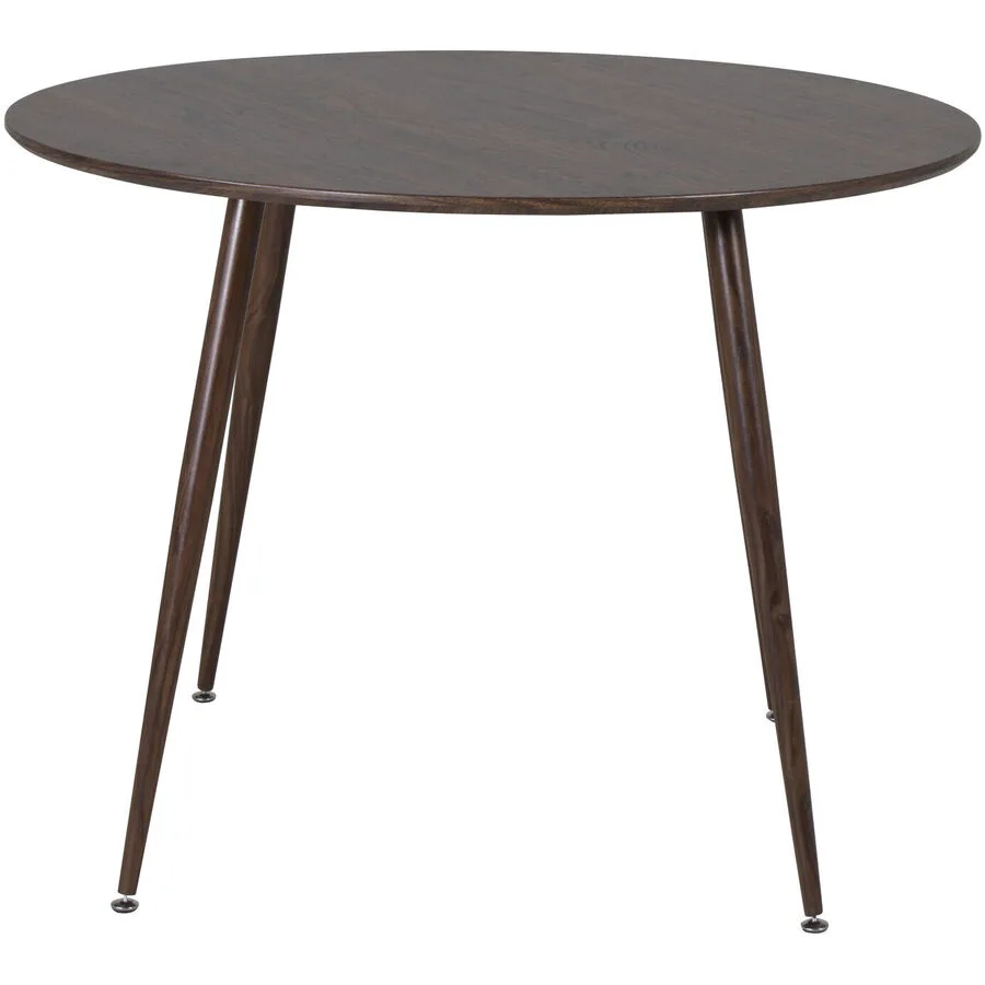Esstisch Plag Nussbaum MDF B 100 T 100 cm