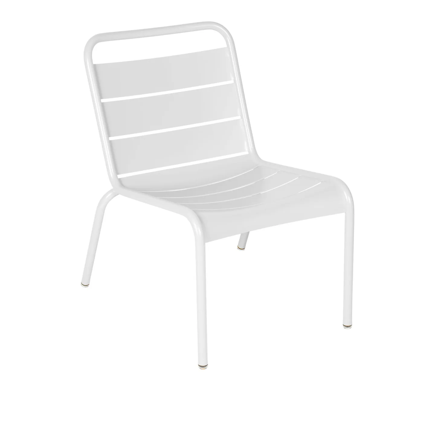 Fermob - Luxembourg Lounge Chair Cotton White - Fåtöljer utomhus - Frédéric Sofia - Vit - Metall