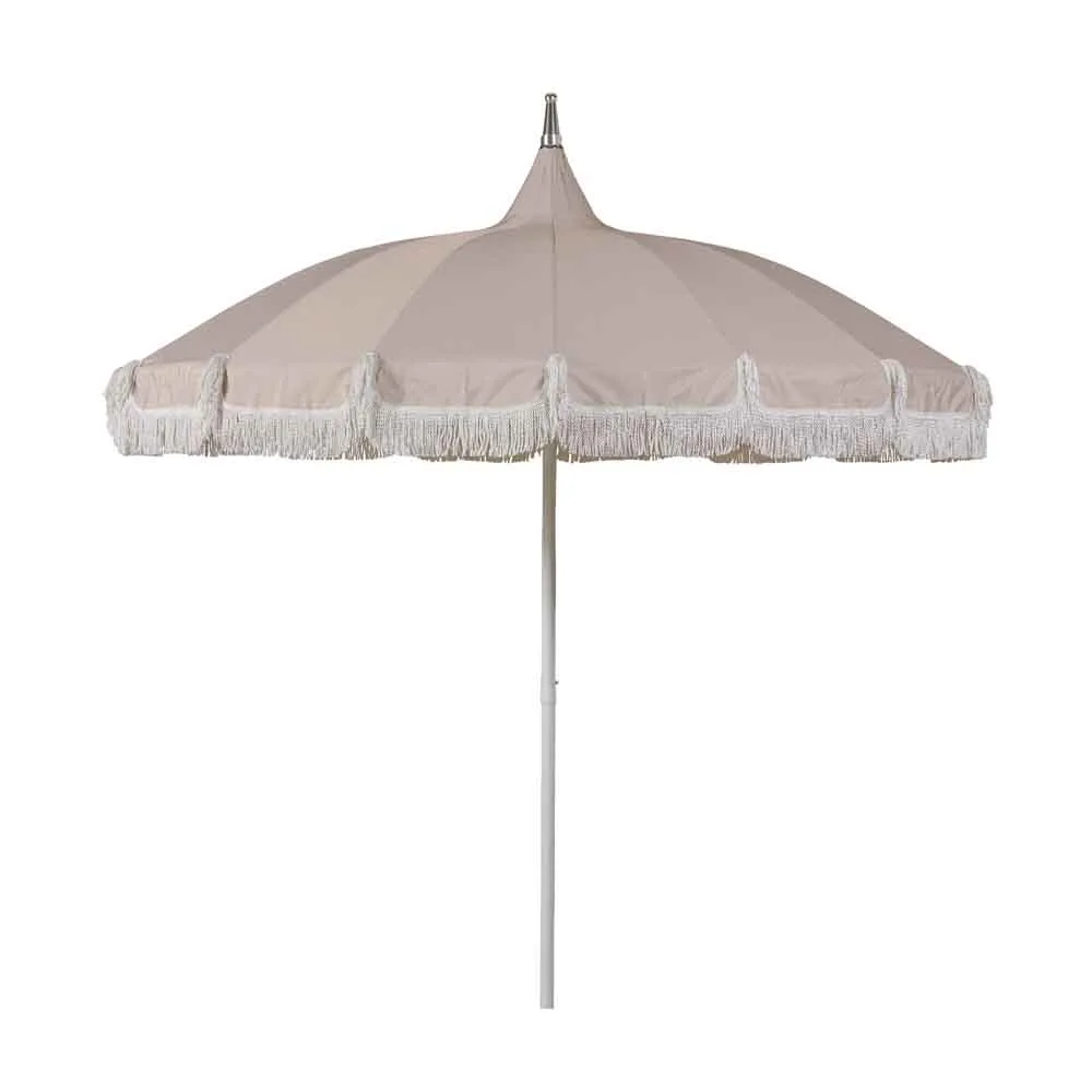 Parasoll Santiago med hållare & bärpåse – Beige