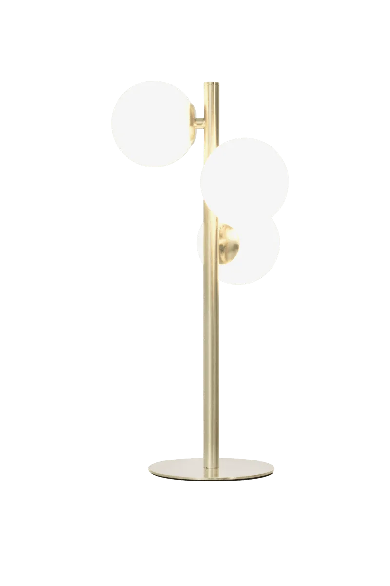 Aneta Lighting - Molekyl 46cm - Bordslampa - Matt mässing