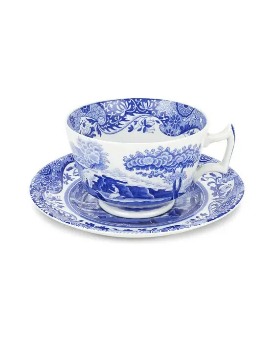 Blue Italian Breakfast Cup