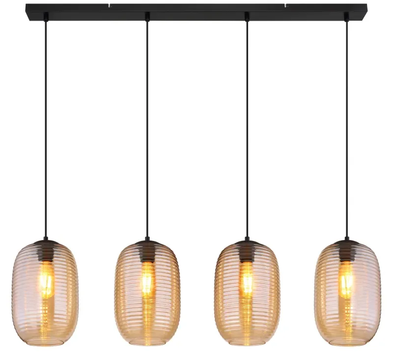 Globo Lighting - Jefrey 110cm - Taklampa - Amber