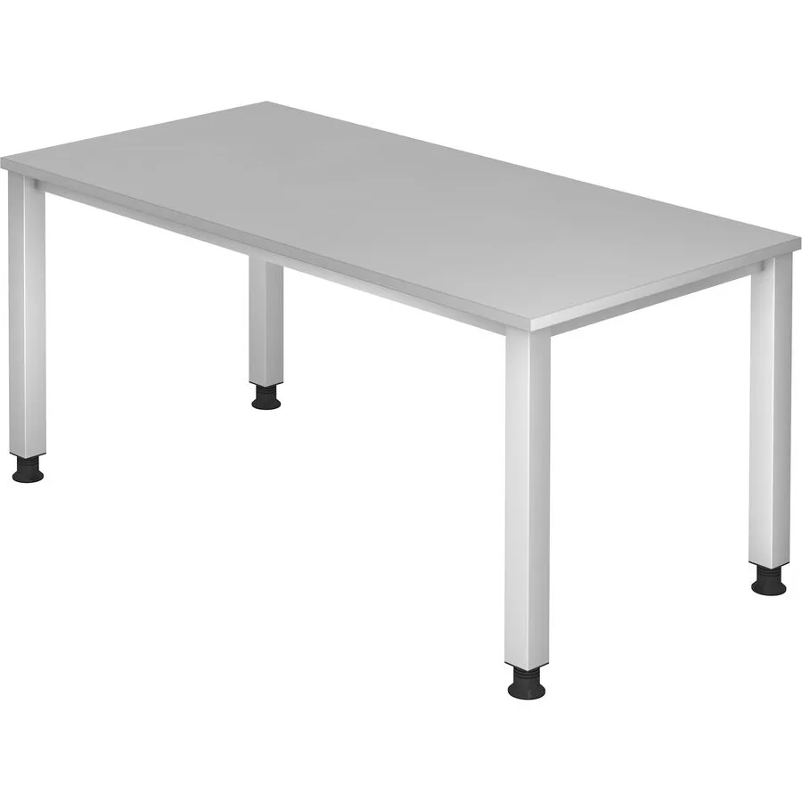 Schreibtisch Office Grau Holz 160 cm - Material: Holzwerkstoff
