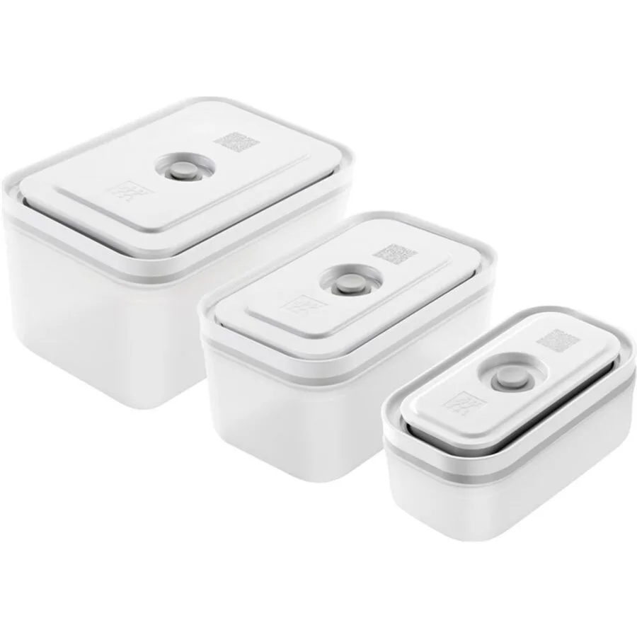 Vakuumbox Zwilling Fresh & Save 3 Stk Kunststoff/Silikon T 14.4 cm Set - Farbe: Weiss