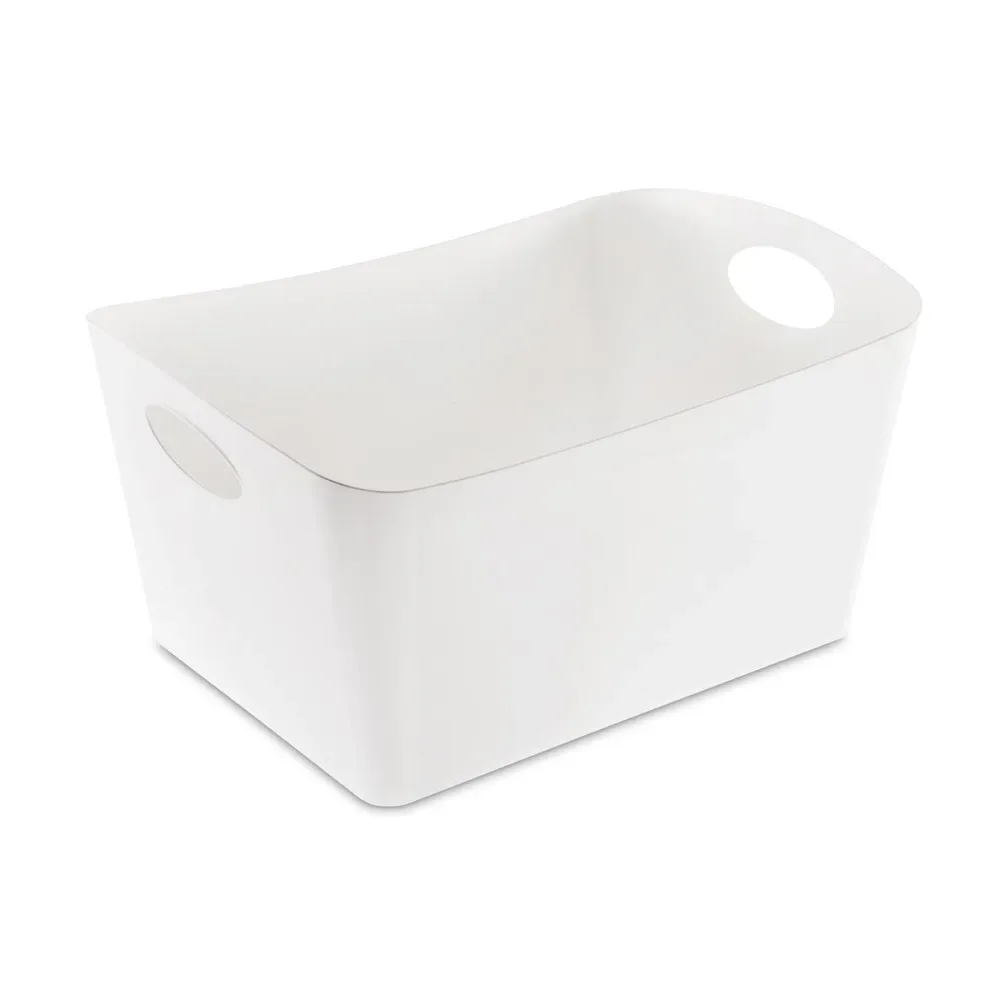 Koziol Boxxx Verwahrungsbox L 15 l Recycled white