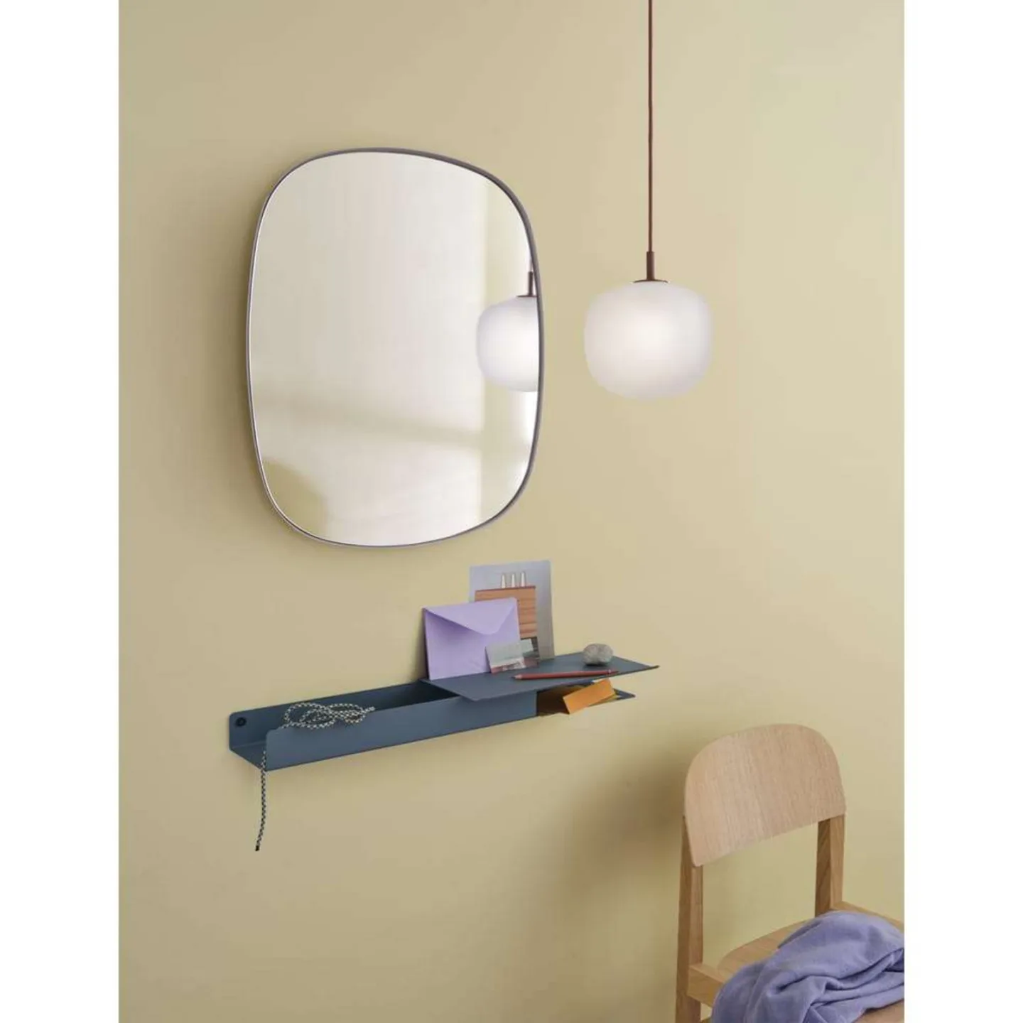 Rime Pendel Ø12 White/Grey - Muuto - Stue - Glass