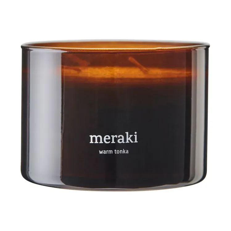 Meraki Meraki Duftkerze, 60 Stunden Warmer Tonka