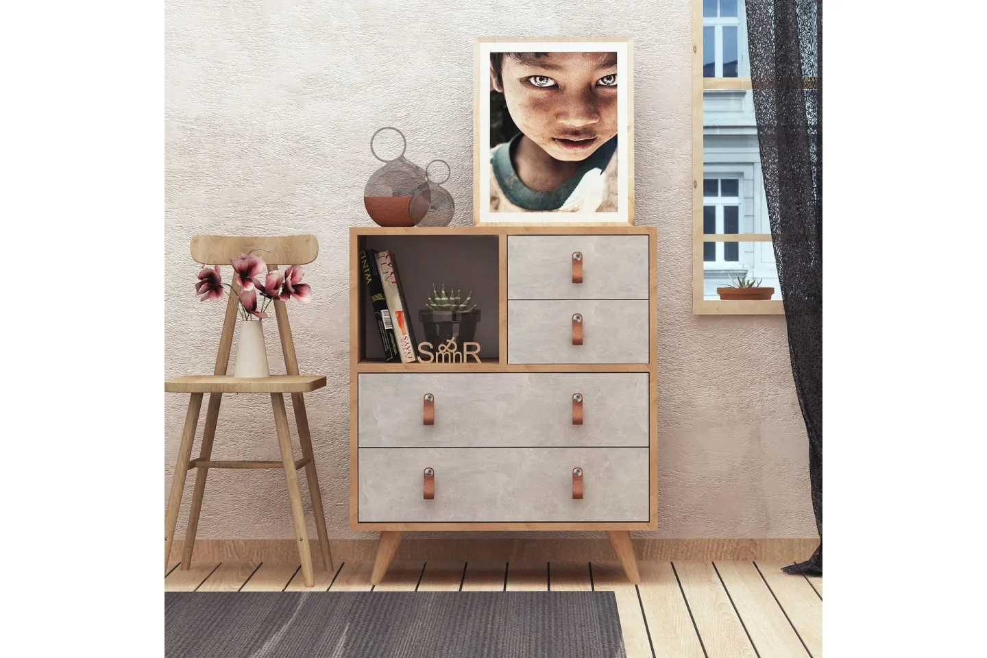 Mod Design Byrå - Trä/Vit