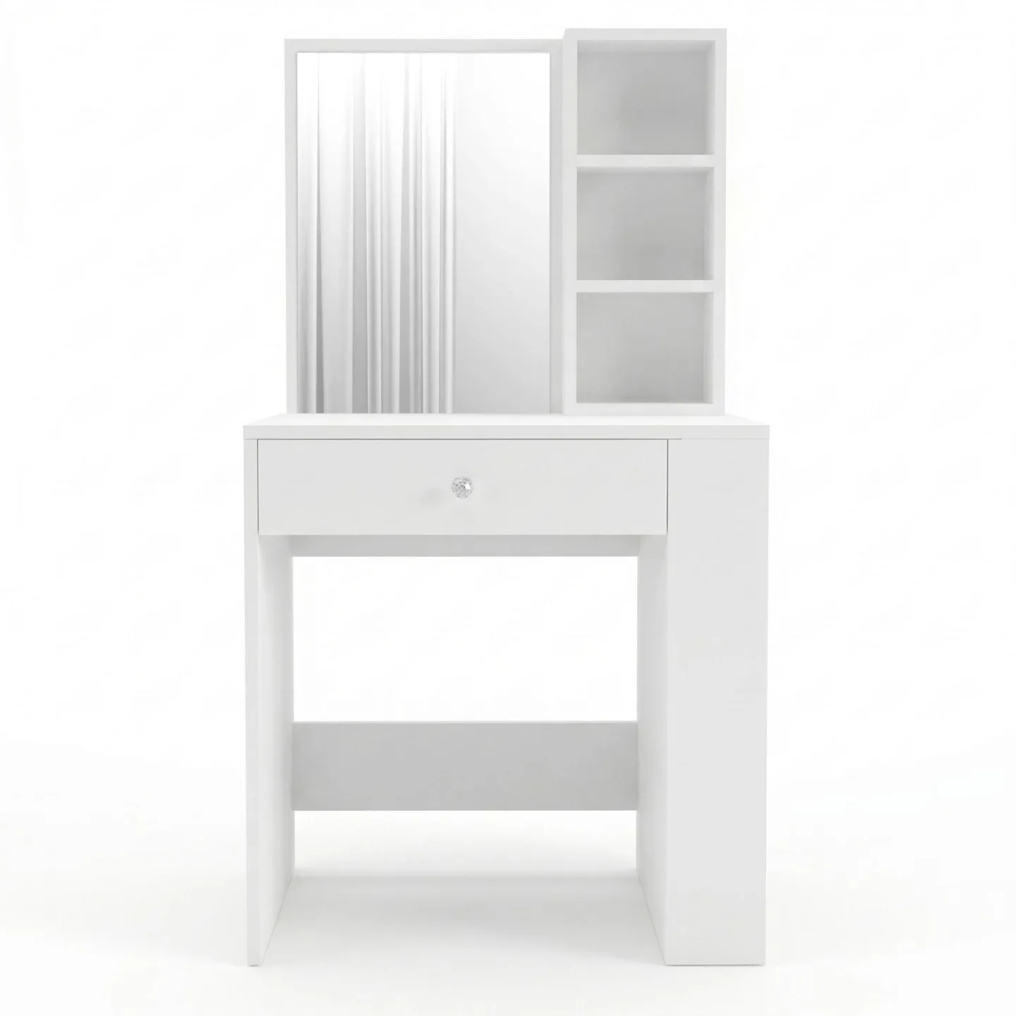 Gravo Sminkbord 69,4x135x40 cm - Vit