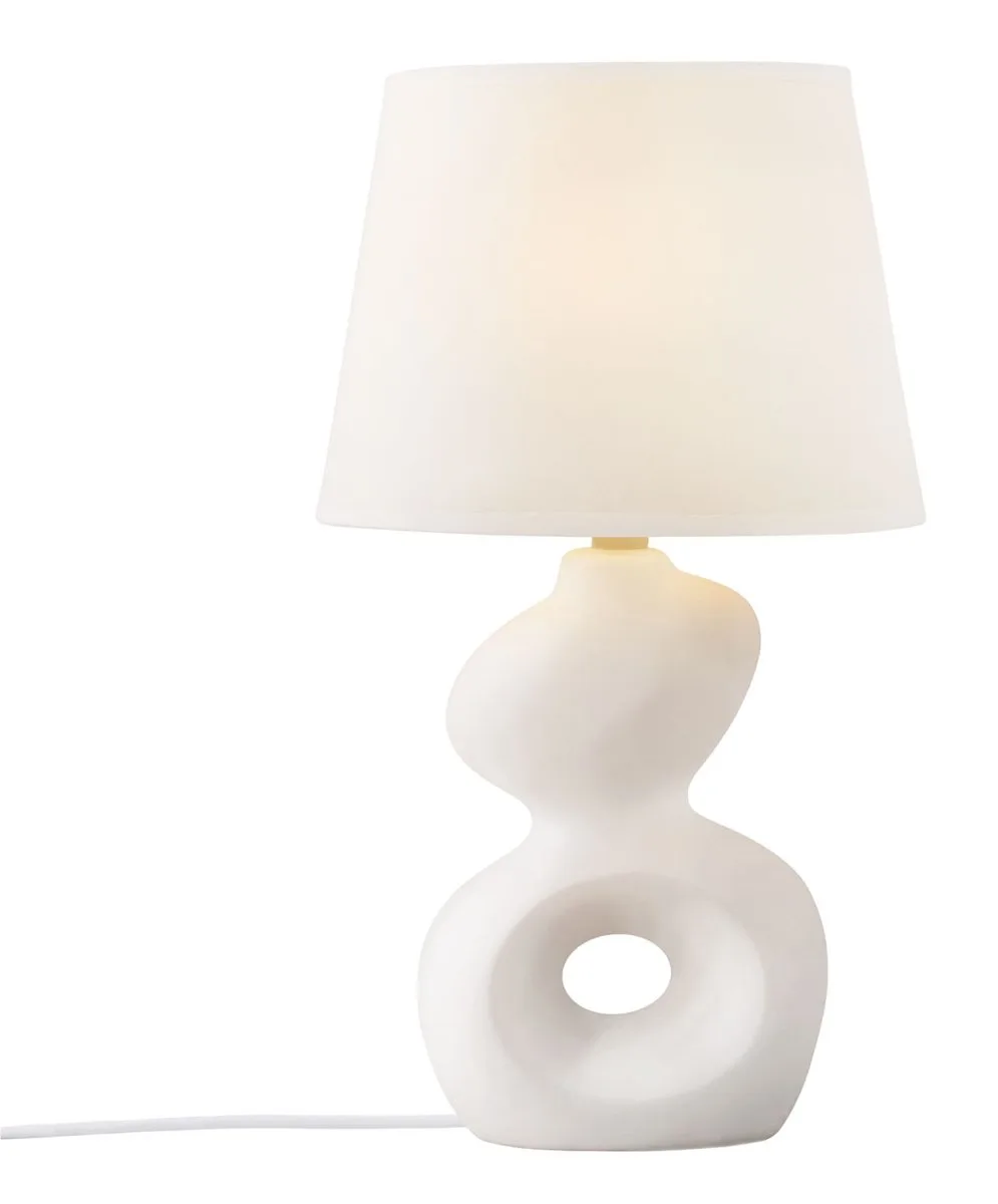 Cottex - Pablo 36cm - Bordslampa - Vit