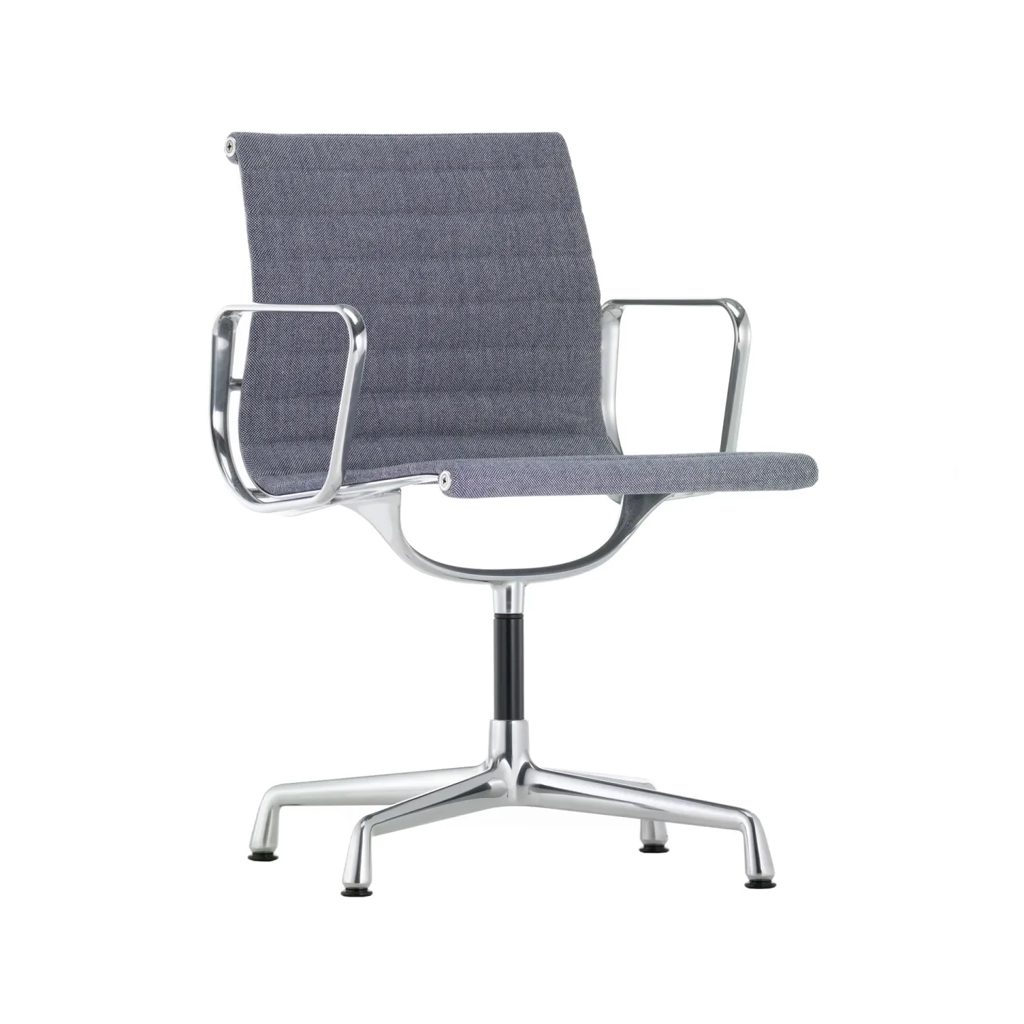 Vitra EA 104 karmstol Hopsak 74 blue/ivory-polerad aluminium