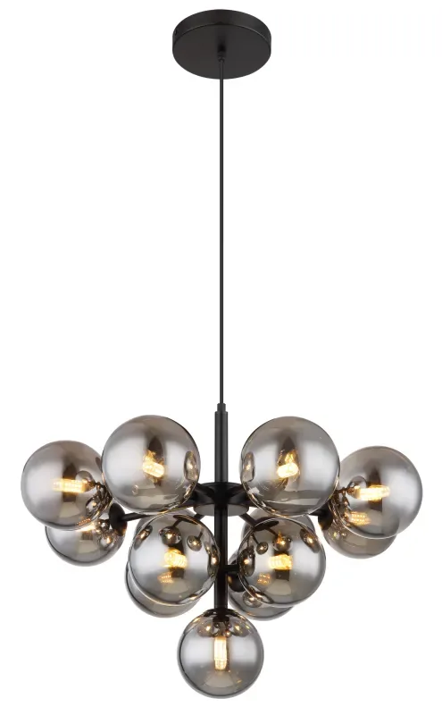 Globo Lighting - Grappy Ø56 - Taklampa - Rökfärgad