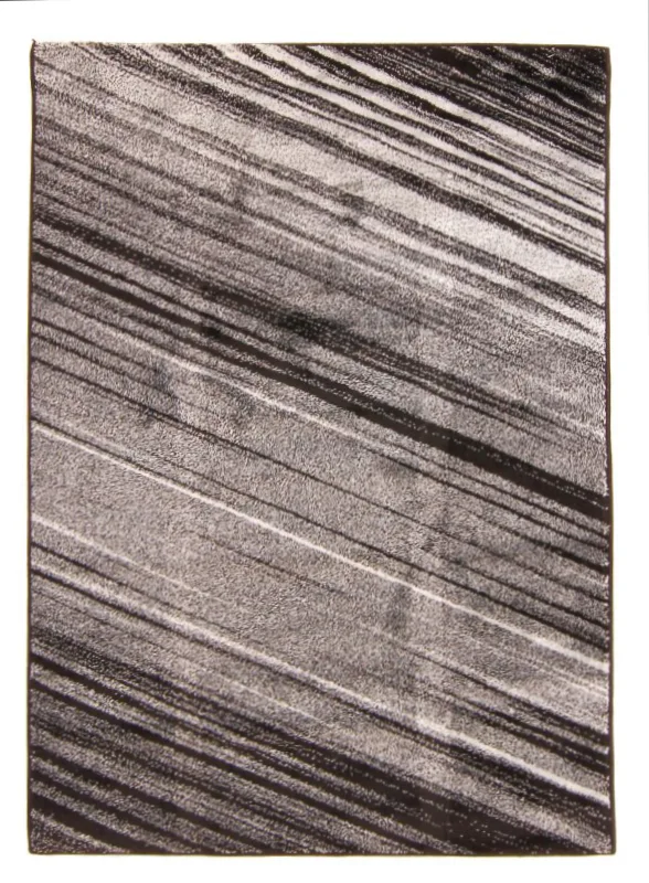 Wilton-teppe - Mojave (grå/sort/hvit) (Størrelse: 160 x 230 cm)