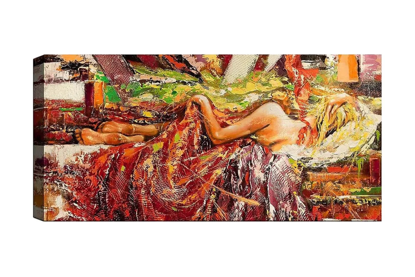 Canvastavla YTY World Cultures Flerfärgad - 120x50 cm