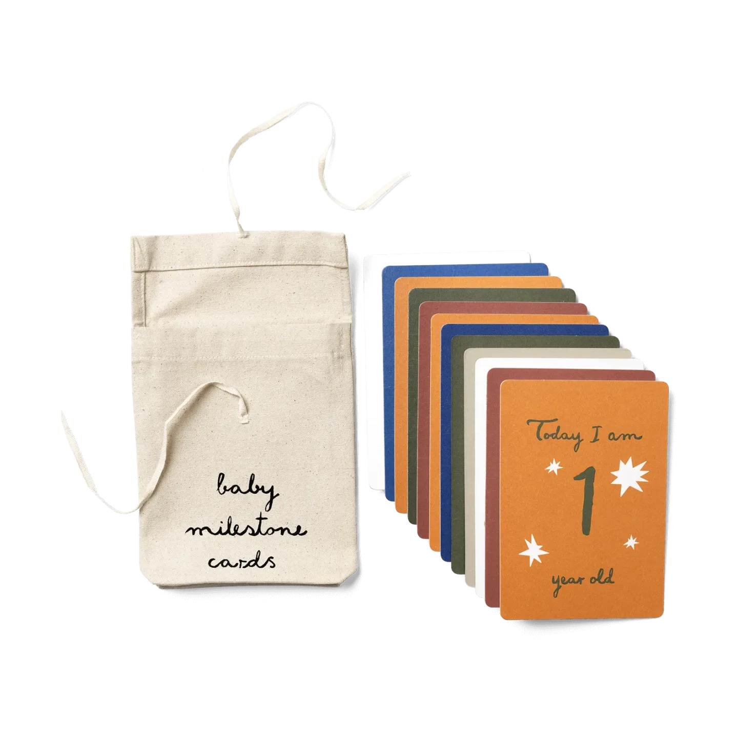 Ferm Living Ferm Living Milestone Karte inkl. Tasche Multi