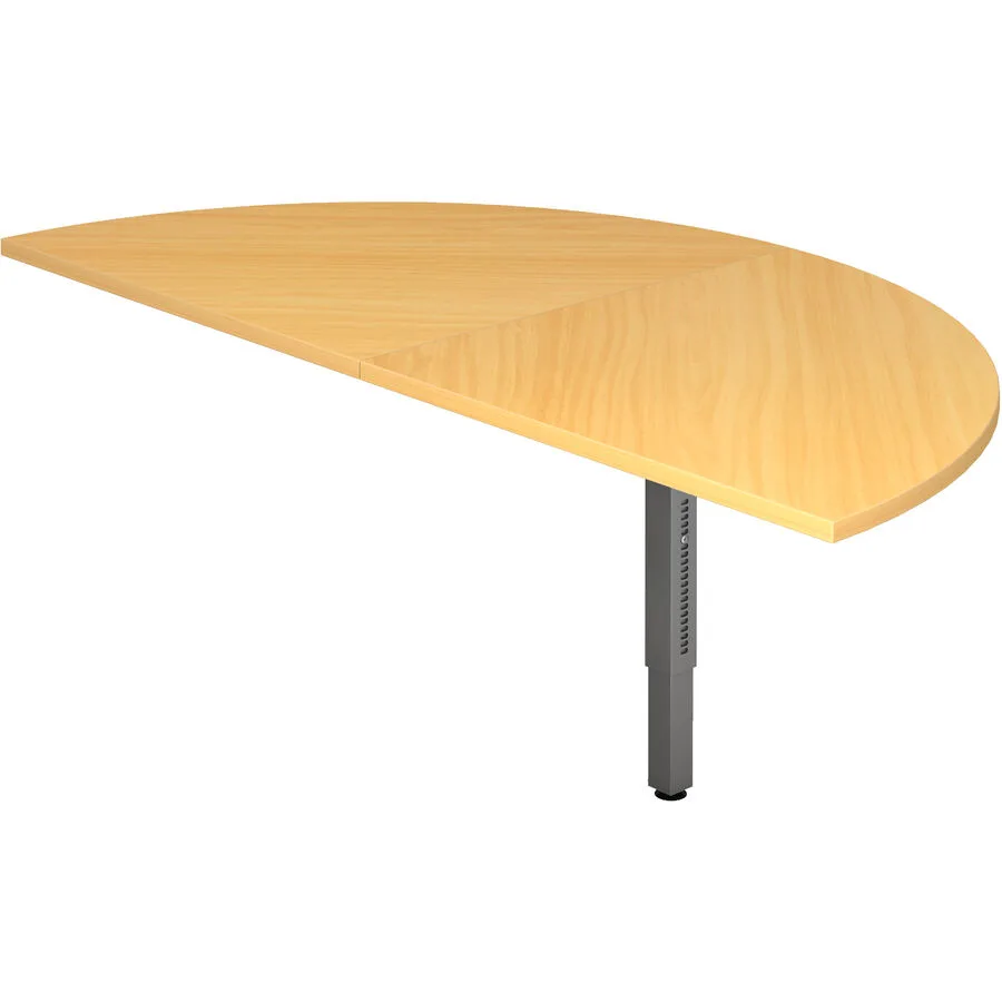 Anbautisch Office buche Holzwerkstoff B 160 T 80 cm