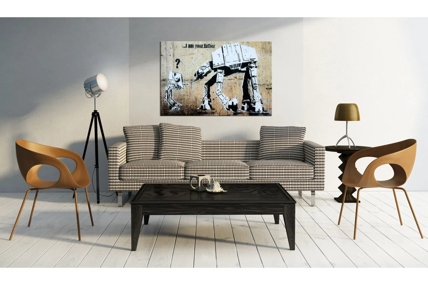 Tavla I Am Your Father by Banksy 120x80 -