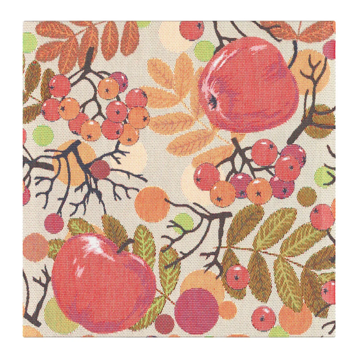 Ekelund Linneväveri Äppelbär Serviette35 x 35cm Multi