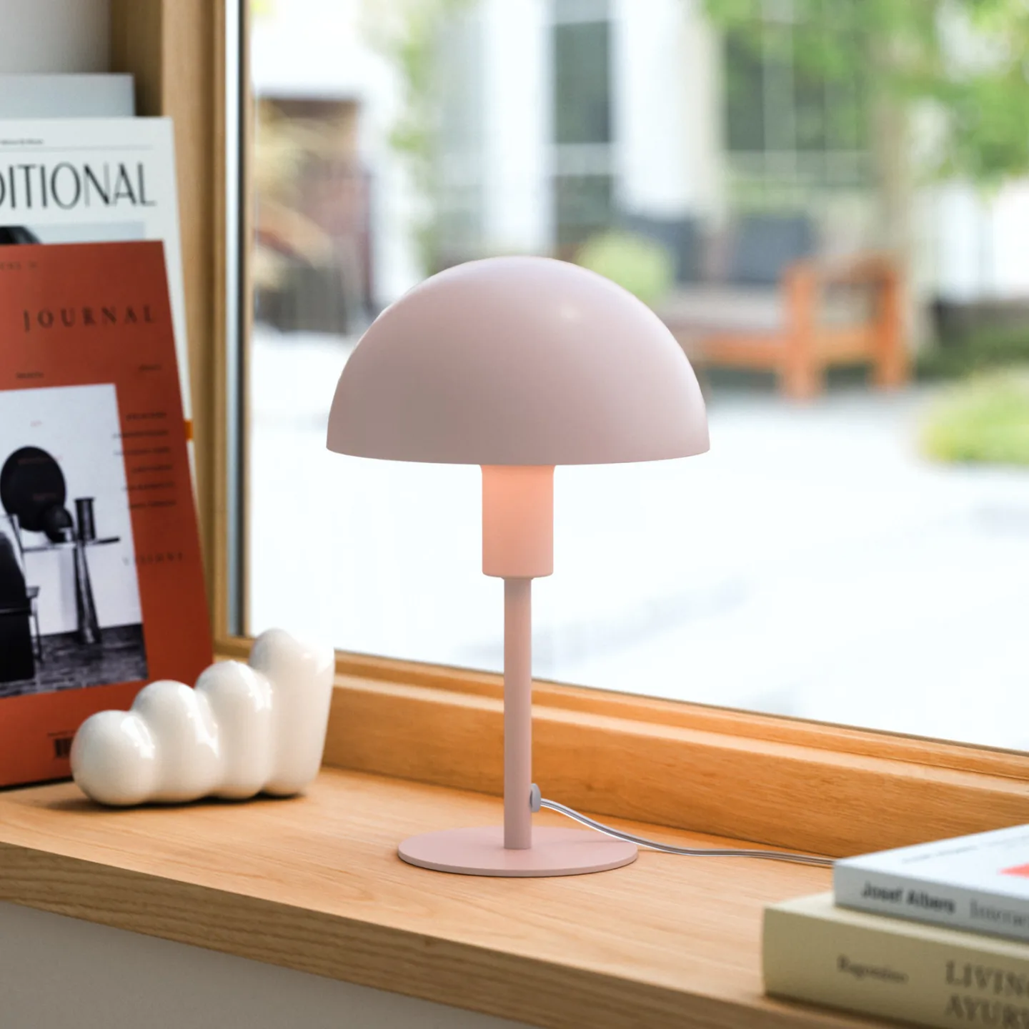 Ellen Mini Tischleuchte Dusty Rosa - Nordlux - Wohnzimmer - Skandinavisch - Metall - Mit Schirm