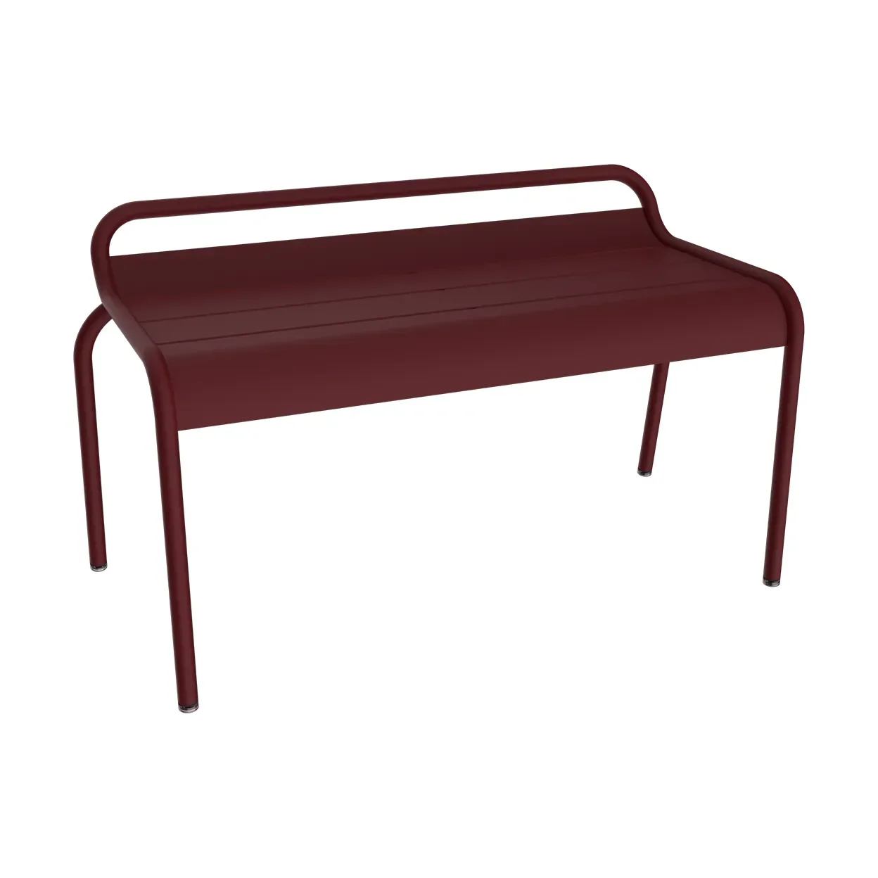 Fermob Luxembourg compact bänk Black cherry (vinröd)