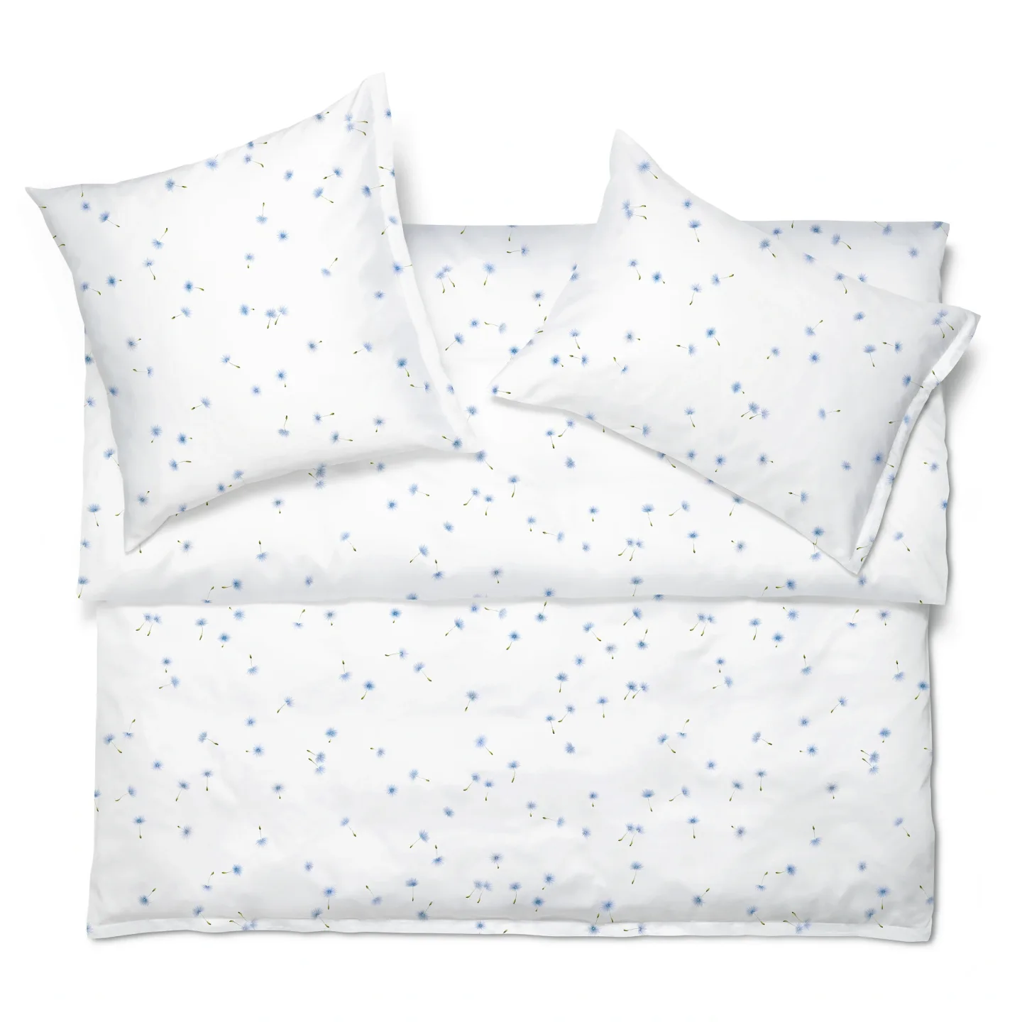 Schlossberg Bettwäsche-Set Suki-Noblesse, Blanc Single Weiss | Schubiger Möbel