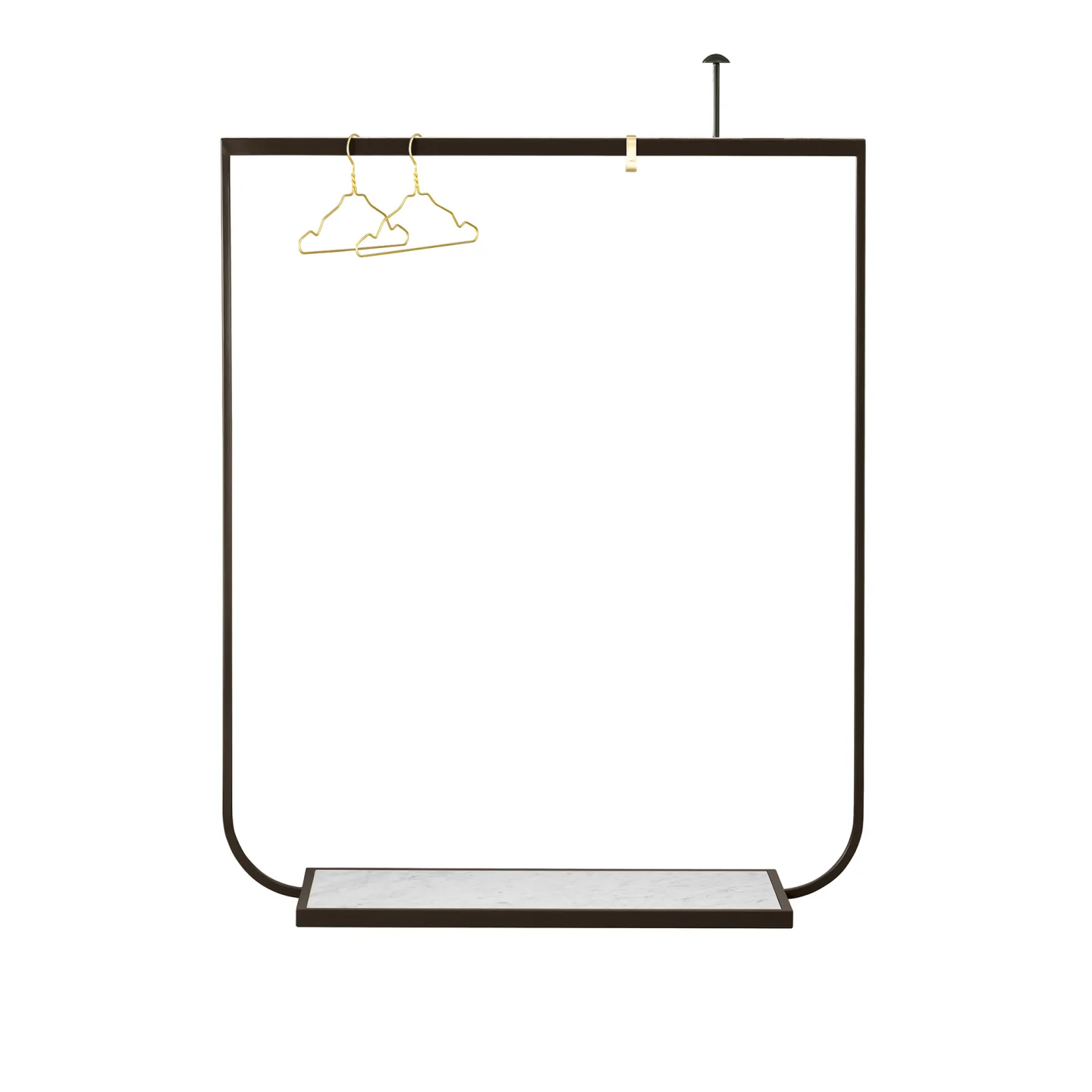 Asplund - Tati Coat Rack Large Carrara Marmor Bronze - Klädhängare - Broberg & Ridderstråle - Brun