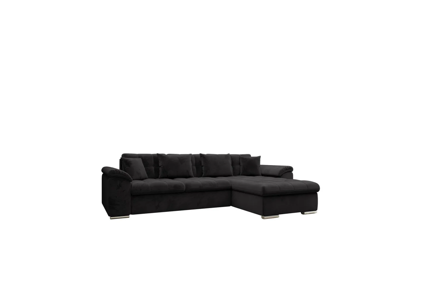 Camior Bäddsoffa med Divan 3-sits - Svart