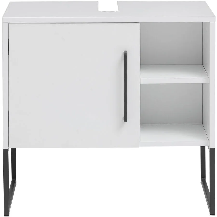 Waschbeckenunterschrank Citron weiss Holzwerkstoff B 60.4 T 33 cm H 59.5 cm