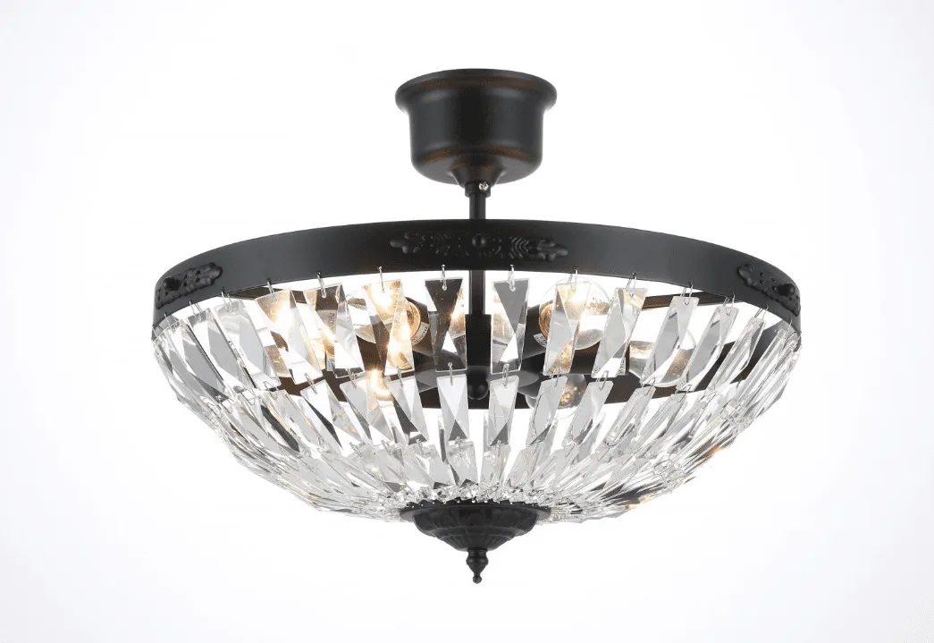 Norrsken Design - Bow Ø42 - Kristallkrona - Svart