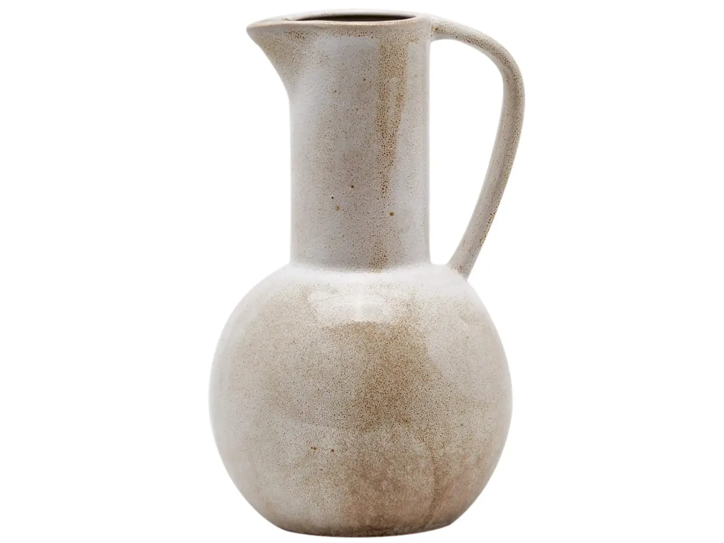 Edg Gefäss Kugelflasche Creme H: 29 cm | Schubiger Möbel