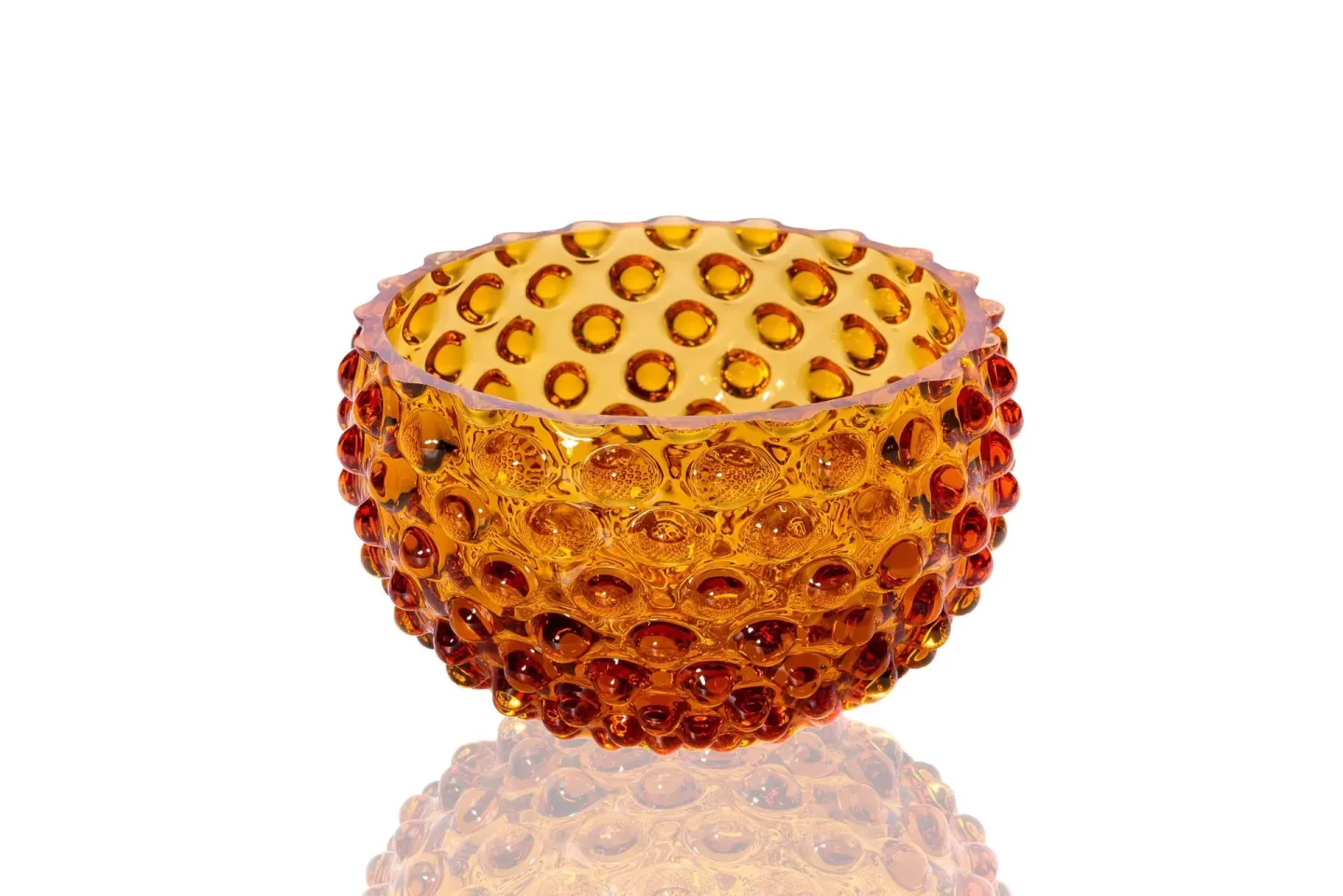 Anna Von Lipa Hobnail Tapas Schale 11,5 cm Amber
