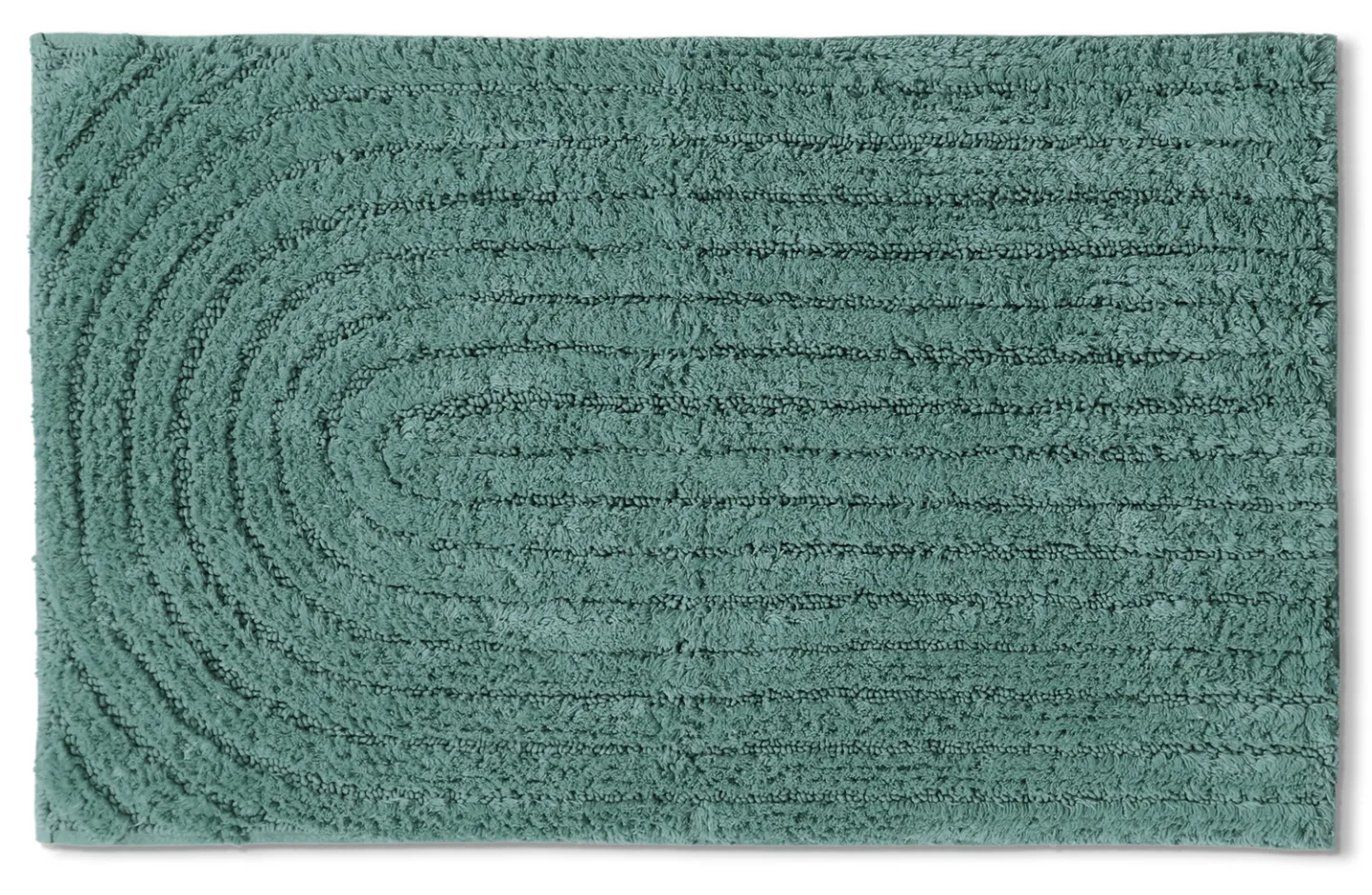 Baderomsmatte - Evena (mørk grønn) (Størrelse: 70 x 120 cm)