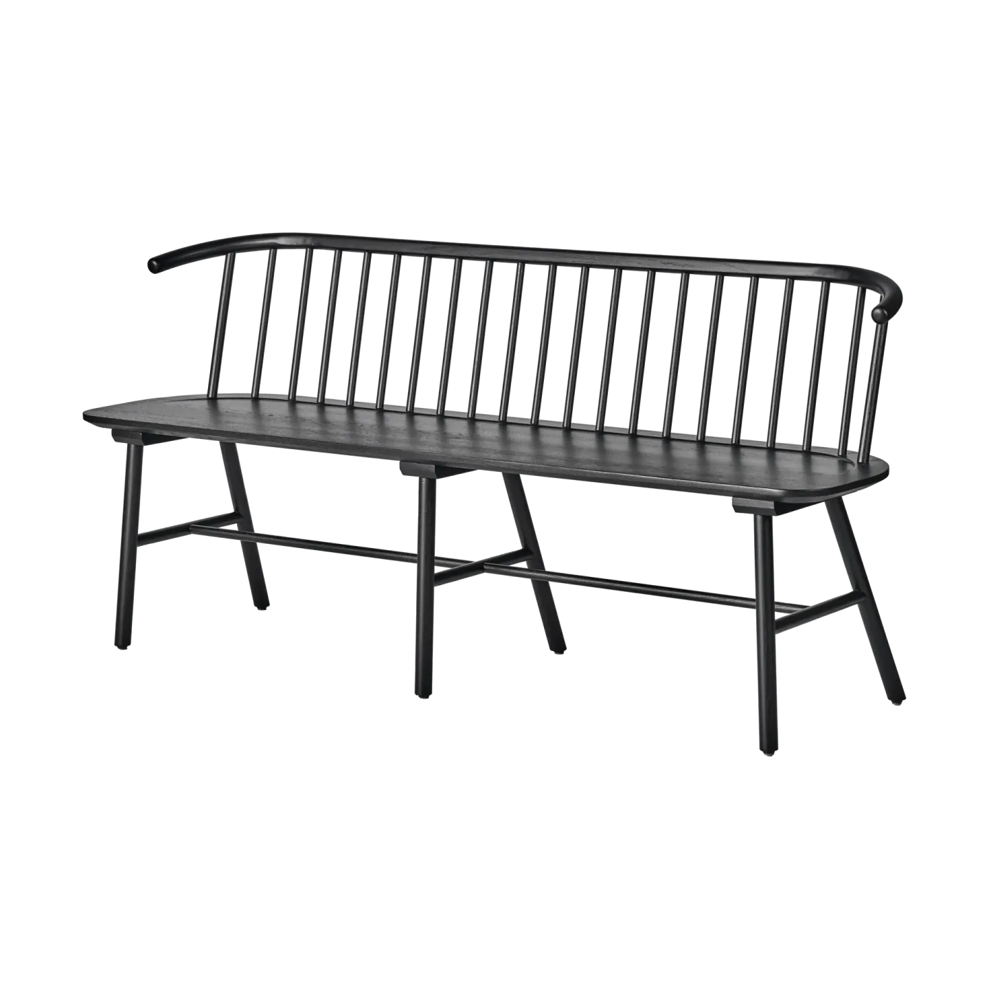 NJRD VIOR Küchensofa Schwarz lackierte Eiche