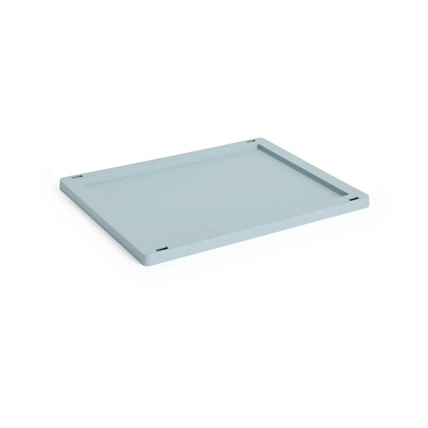 HAY Colour Crate lock plastic medium Dusty blue