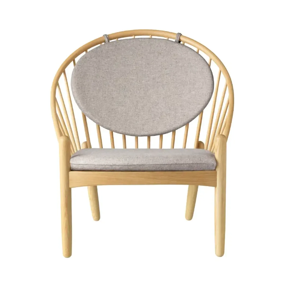 FDB Møbler J166 Jørna Stuhl Oak lacquered-light grey