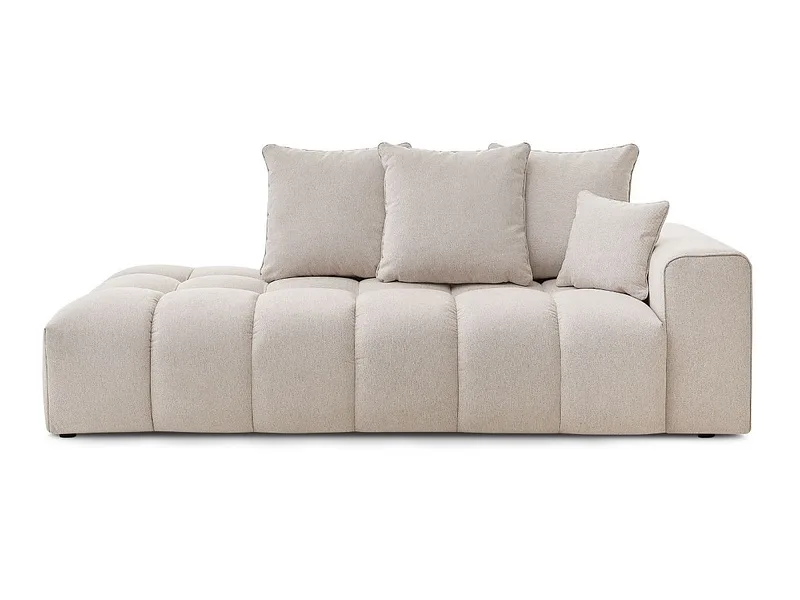 3er Sofa BOBOCHIC MONT-BLANC Stoff chiniert beige