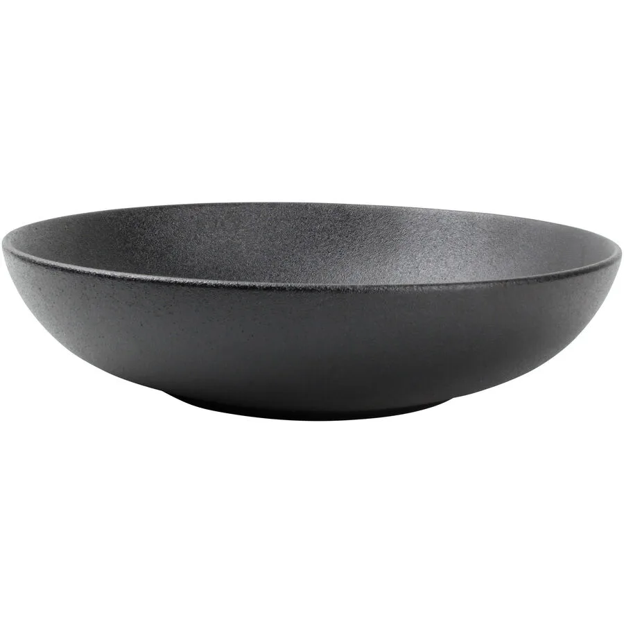 Pastateller Black Dusk Schwarz Porzellan 25 cm