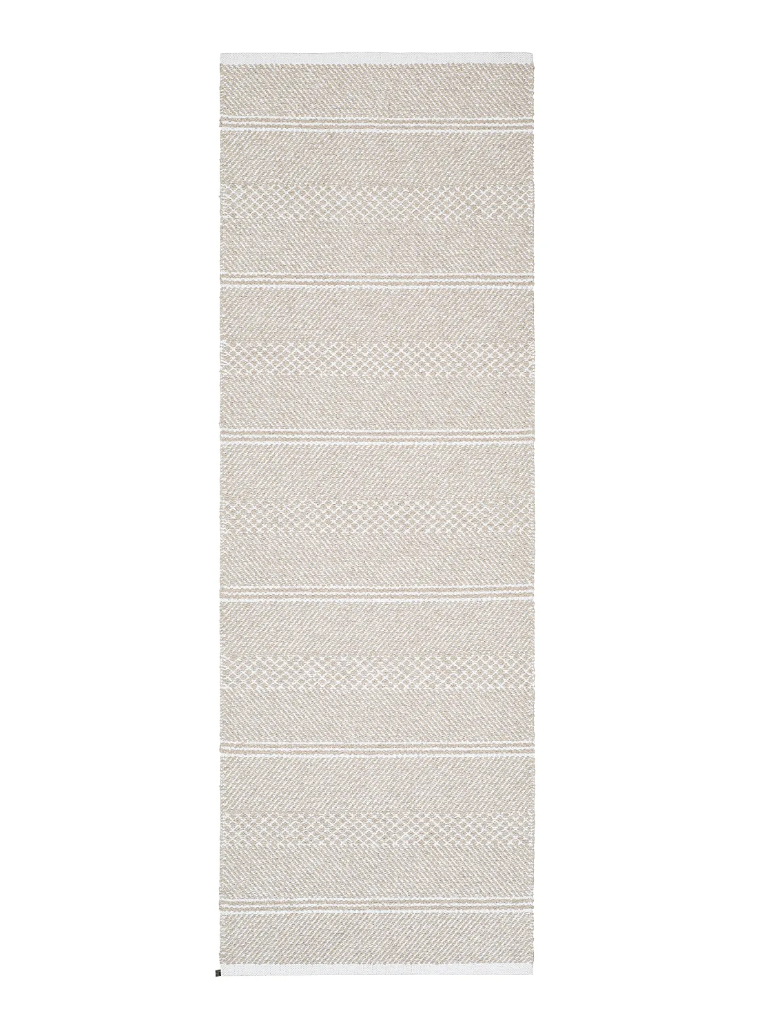 Plast- og garntepper - Horredsmattan Sia mix (krem) (Størrelse: 150 x 210 cm)