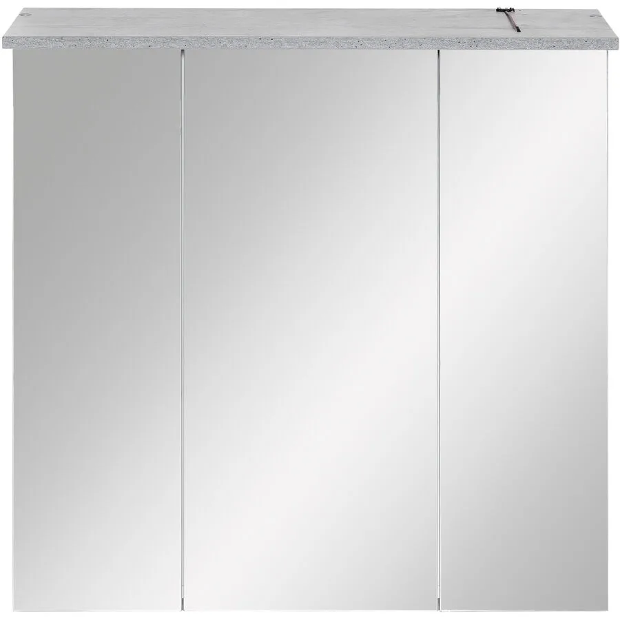 Spiegelschrank Kalim steingrau Holzwerkstoff B 70.5 cm T 23.7 cm