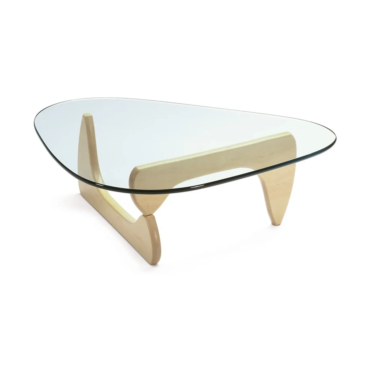 Vitra Noguchi coffee table soffbord glasskiva Lönn