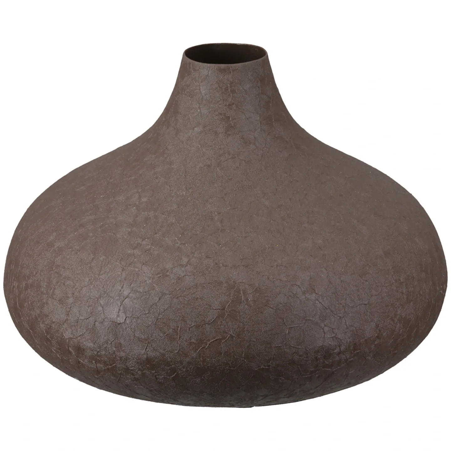 Gilde Vase Avanti Eisen Braun H: 11 cm | Schubiger Möbel